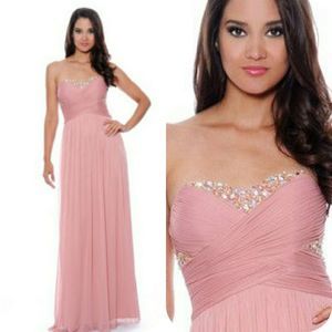 💕New Rose dress strapless